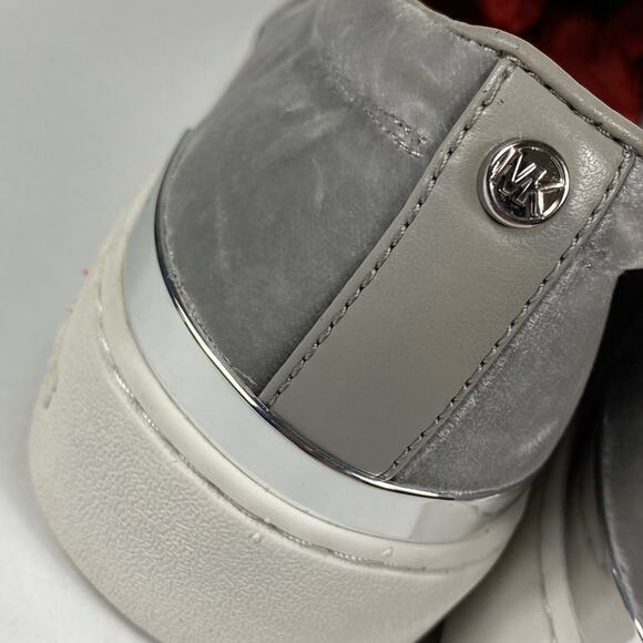 Michael Kors Gray Slip On Sneakers Size 10 No Box - Picture 4 of 5